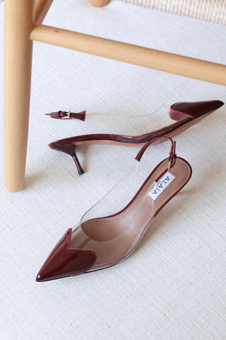ALAIA LE COEUR 90 SLINGBACK PUMP