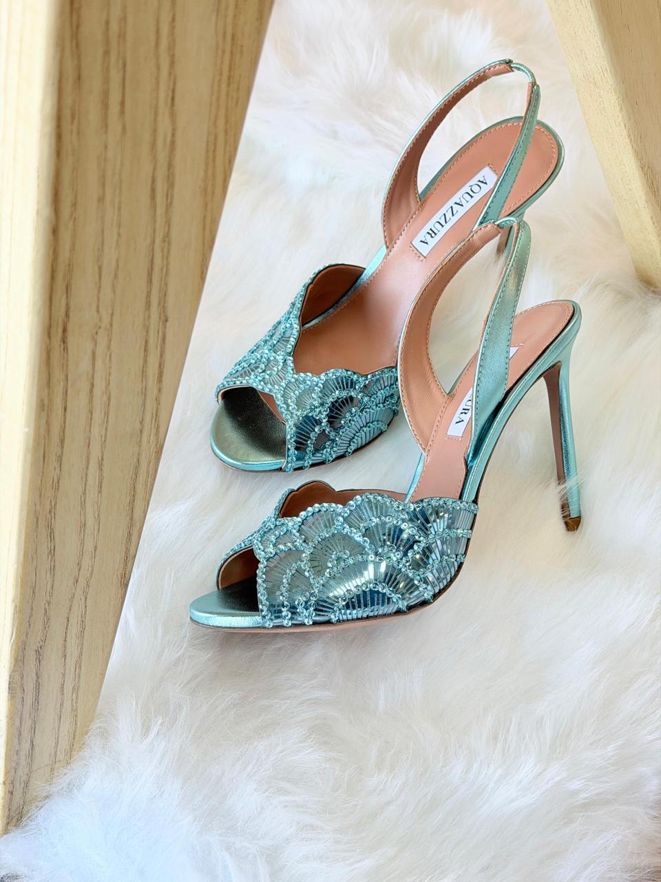 AQUAZURRA LOVE AFFAIR 105 LINGBACK OPEN TOE