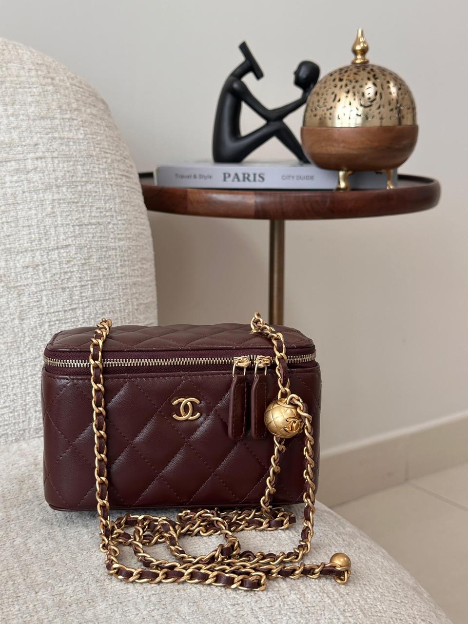 CHANEL VANITY CASE HANDBAG