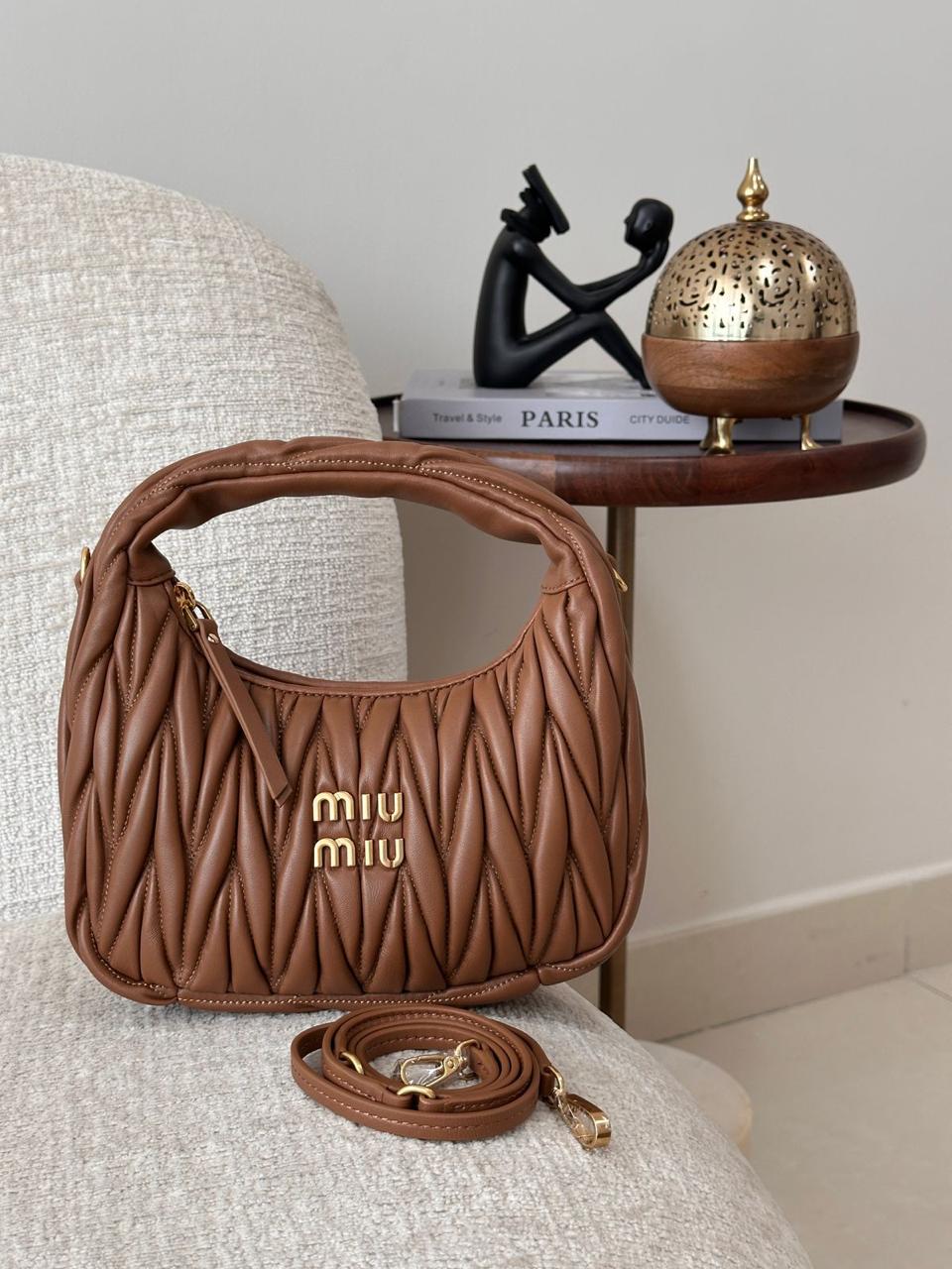 MIU MIU WANDER MATELASSÉ HANDBAG