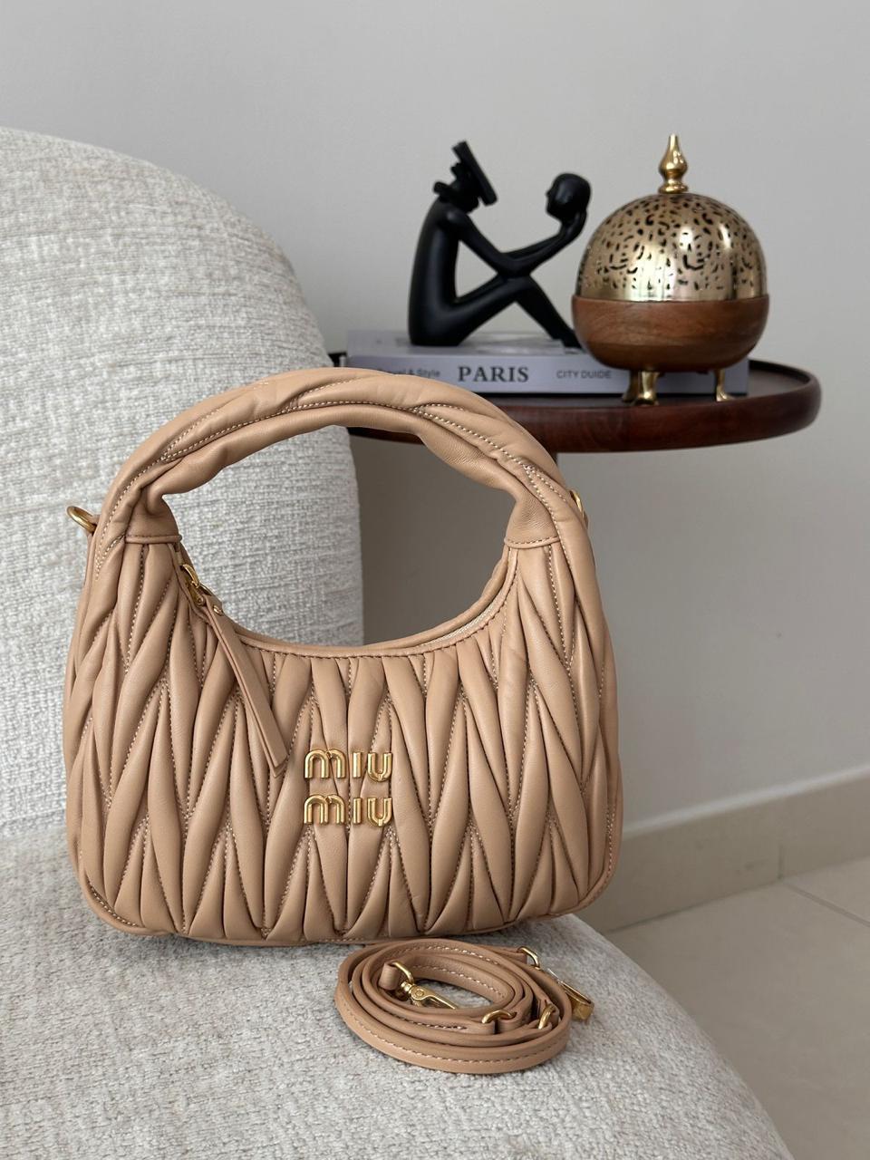 MIU MIU WANDER MATELASSÉ HANDBAG