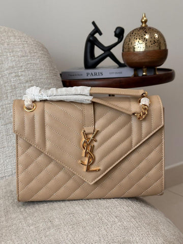 SAINT LAURENT ENVELOPE SATCHEL
