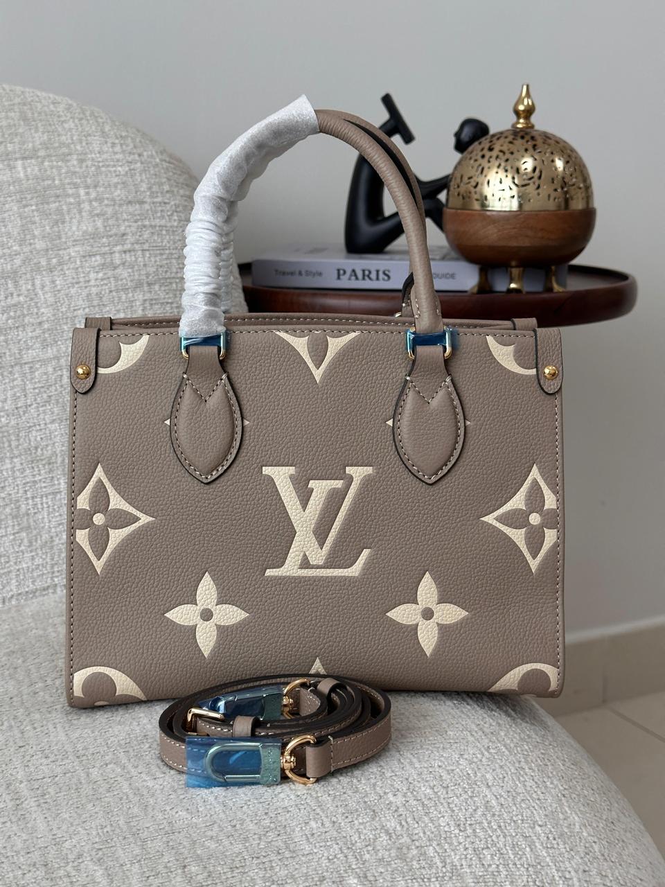 LOUIS VUITTON ONTHEGO PM TOTE HANDBAG